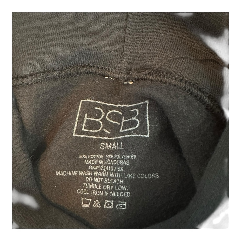 Backstreet Boys Millennium Tour Graphic Hoodie Pullover Sweatshirt Black Y2K - Picture 5 of 5